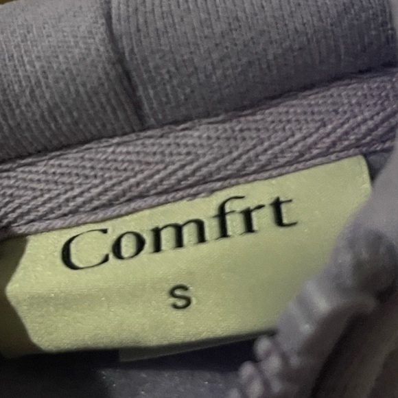 Comfort Lavender Oversized Zip-Up Hoodie | Unisex NWT | Cozy Streetwear - Picture 7 of 8